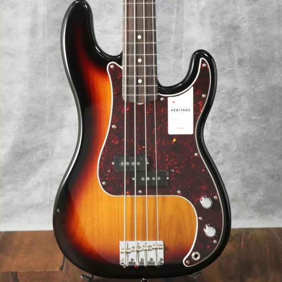 Fender Japan Heritage 60s Precision Bass Rosewood 3-Color Sunburst Electric Bass