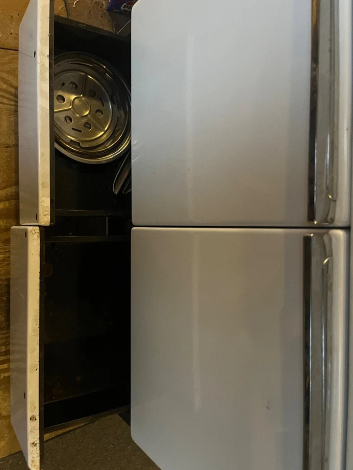 Cocina eléctrica hotpot blanco años 50 Foto 2 de 4