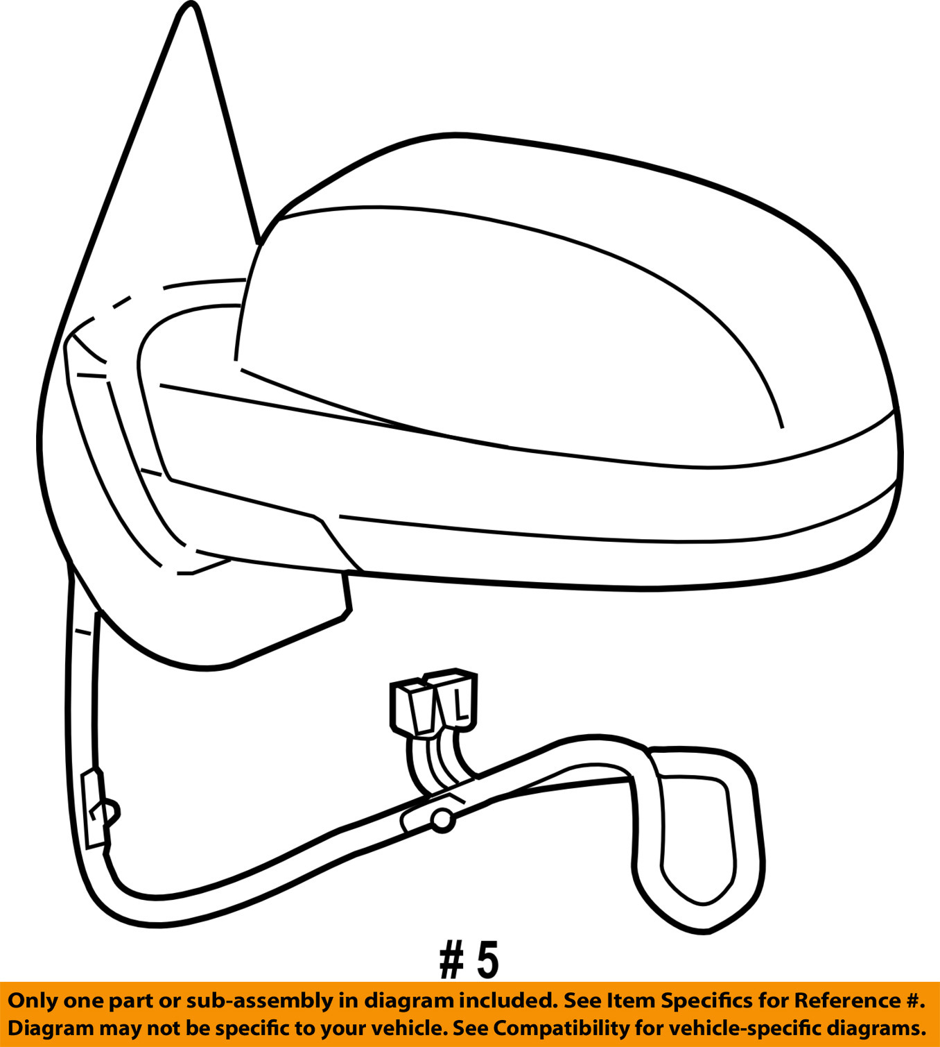 GM OEM Door Side Rear ViewMirror Cover Cap Trim 25788157 eBay