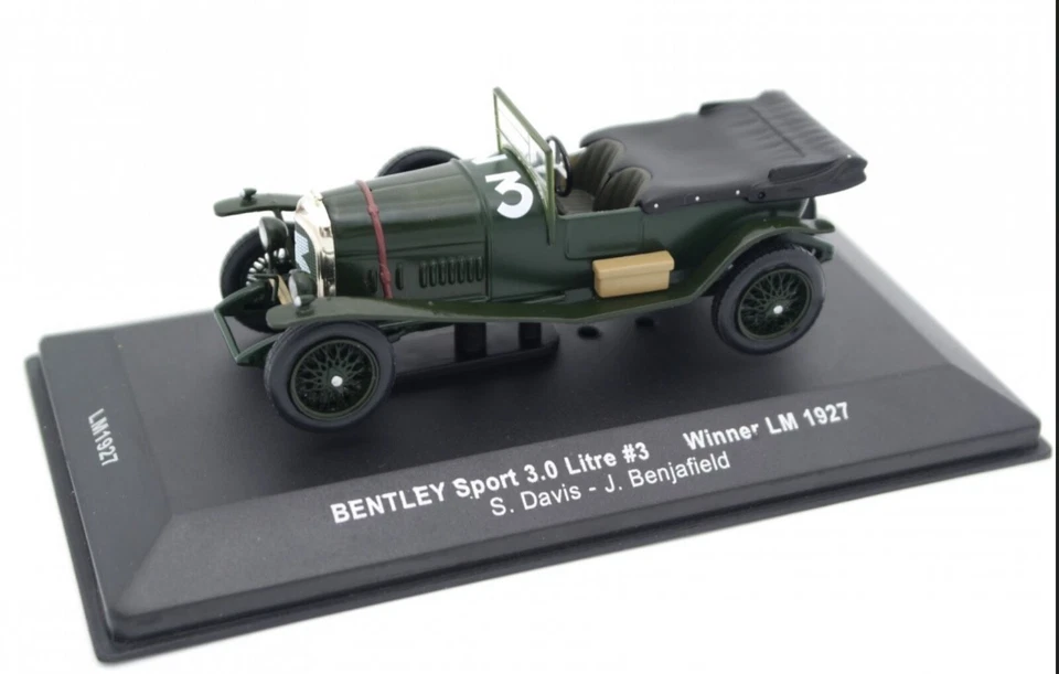 IXO LM1927 Bentley Sport 3.0 Litre #3 Le Mans Winner 1927 - 1/43 Scale - Image 2 of 4