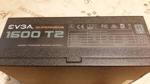 EVGA SuperNOVA 1600 T2, 80+ TITANIUM 1600W, - Photo 4/11