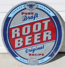Sign - Thomas Kemper Root Beer 24" x 22" Galvanized Steel