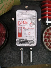 VINTAGE STYLE STEERING COLUMN AUTO CERTIFICATE / REGISTRATION HOLDER !