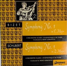 BIZET Symphony No. 1 in C Major PARIS RADIO SYMPHONIC ORCHESTRA VINYL EX
