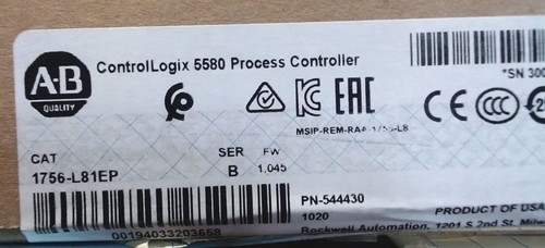 NEW Allen Bradley 1756-L81EP AB ControlLogix 5580 Process Controller 1756 L81EP - Picture 2 of 6