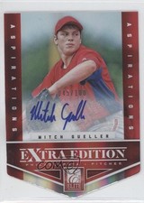 2012 Elite Extra Edition Aspirations Die-Cut Signatures Mitch Gueller Auto 2r5