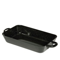 Riess Bratpfanne 37X22X6Cm Profi Emaille Schwarz Auflaufform BräTer SpüLmaschine