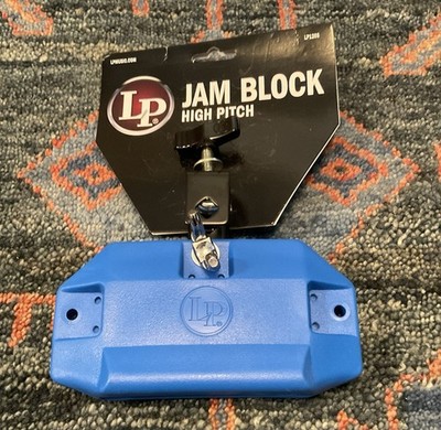 Latin Percussion LP1205 Blue Jam Block High Pitch Synthetic Wood Block ...