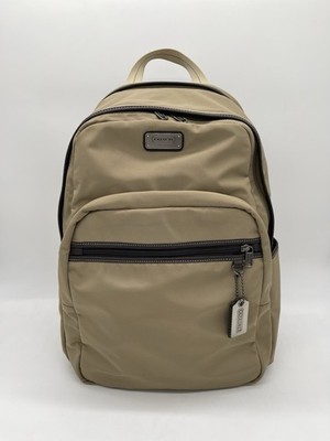 coach backpack tan Court In Signature Canvas You can easily slip items in the outer side pockets to keep them accessible making this canvas backpack a favorite for every day—whether you’re heading to work school or a day out with friends. Coach Women's Court Backpack In