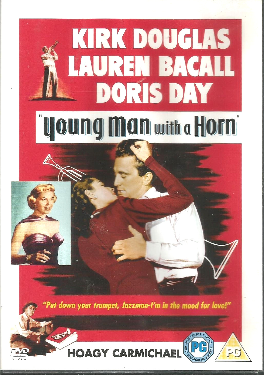 Young Man With a Horn DVD Kirk Douglas Doris Day Lauren Bacall