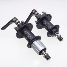 Vintage Cannondale Coda Expert 4-Bolt Disc MTB Hub Set 135/100mm w/ QR Skewers