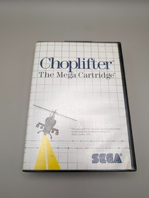 Choplifter (Sega Master System) Complete in Box CIB Tested Working Free Shipping