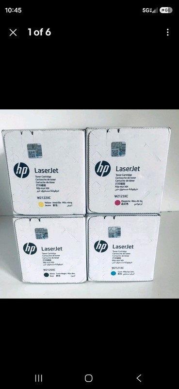 Genuine HP 212X W2120XC W2121XC W2122XC W2123XC OEM Toner Cartridges Set Sealed