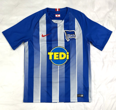 Hertha BSC Football Club Nike Home Soccer Jersey 2018 TEDi Shirt Bundesliga Sz M
