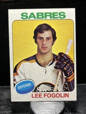 Lee Fogolin #306 1975-76 Topps Buffalo Sabres