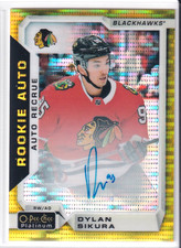 2018-19 O-Pee-Chee Platinum Autographs Seismic Gold #RDS Dylan Sikura RC /25