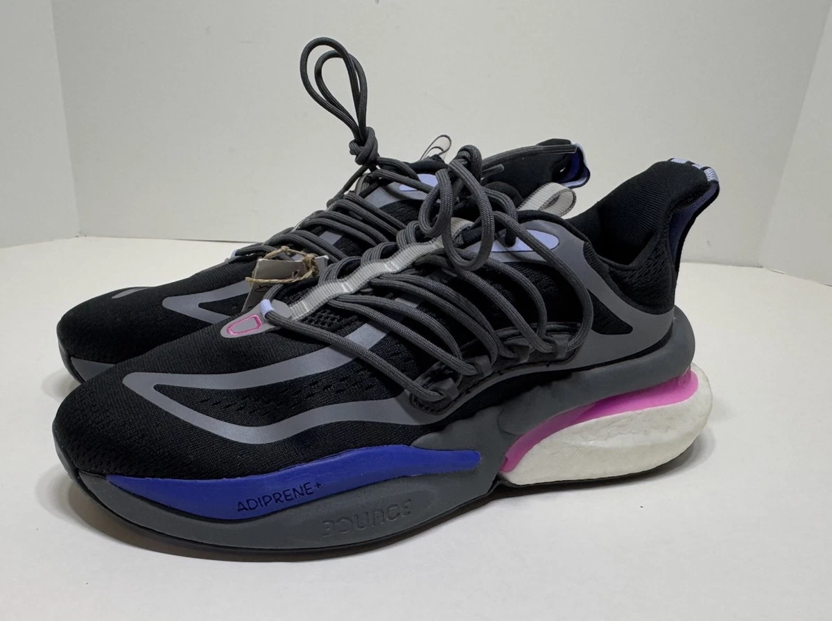 Adidas AlphaBoost V1 Black Blue Fuchsia for sale | eBay display picture 2