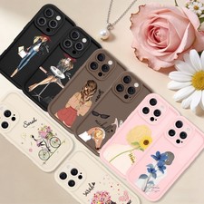 Customized Pretty Women's Cover Shockproof Phone Case For iPhone Air 15 16 14 17