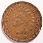1909 Indian Head Penny Cent Extremely Fine (XF) Details