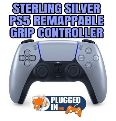 SONY PS5 STERLING SILVER REMAPPABLE RMB RISE 2 PADDLES CONTROLLER