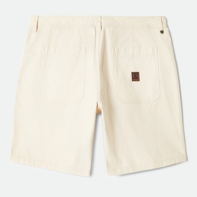 BRIXTON SURPLUS RELAXED HERRINGBONE SHORT GR: 32 WHITECAP
