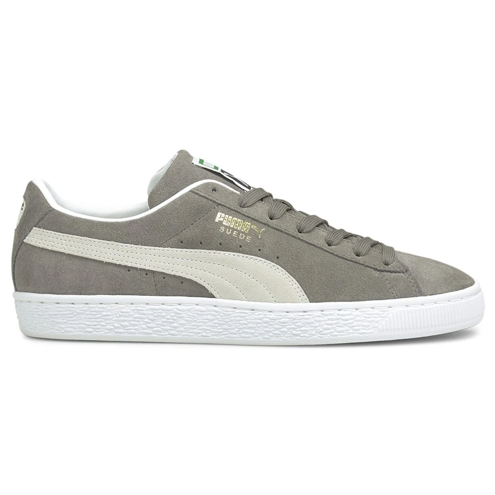 PUMA Suede Classic Xxi Lace Up Mens Grey Sneakers Casual Shoes 37491507
