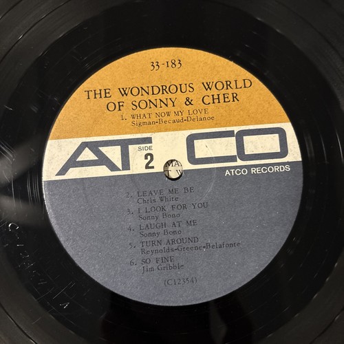 Sonny and Cher The Wondrous World Of 1966 Vinyl LP Record Album Mono VG/VG+ - Picture 6 of 6