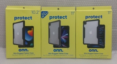 2 New in Box Protect ONN Slim Rugged Tablet Case iPad 10th Gen 2022 Drop Tested