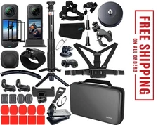 Accessories Kit for Insta360 X5 / X4 Camera Mount Bundle with Magnetic Mount Car