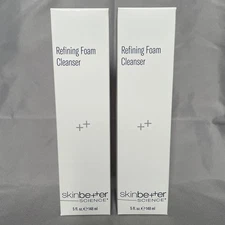 2 PACK Skinbetter Science Refining Foam Cleanser 5 oz 148 ml NEW IN BOX