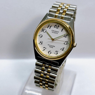 ORIENT Swimmer 100 Men's Watch C752W4-70 (Silver/Gold) - Wrist Size: 18.5 cm