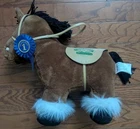 1984 Cabbage Patch Kids Show Pony With Ribbon & Saddle, Pre-Owned, Horse