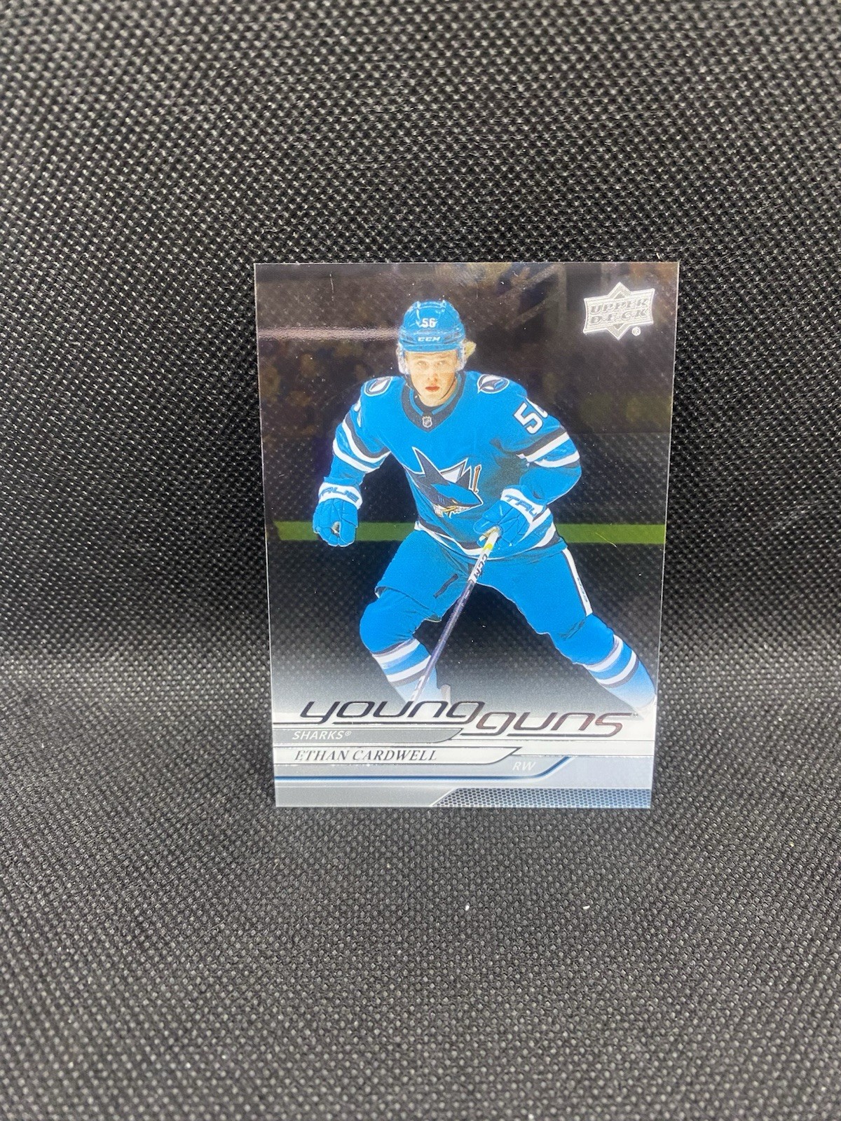 2024-25 Upper Deck Series 2 Ethan Cardwell Clear Young Guns 459 RC Sharks SP