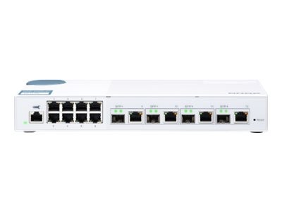 QNAP QSW-M408-4C Switch Managed 8 x 10/100/1000 + 4 x combo 10 QSW-M408-4C