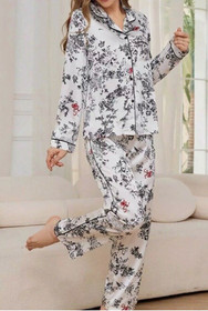 Victoria’s Secret Satiny 2-Piece Pajama Set (Long-Sleeve & Long Pants)