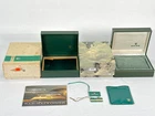 GENUINE ROLEX 16030 Datejust watch box case 2 set pyramid stripe 260421001eA