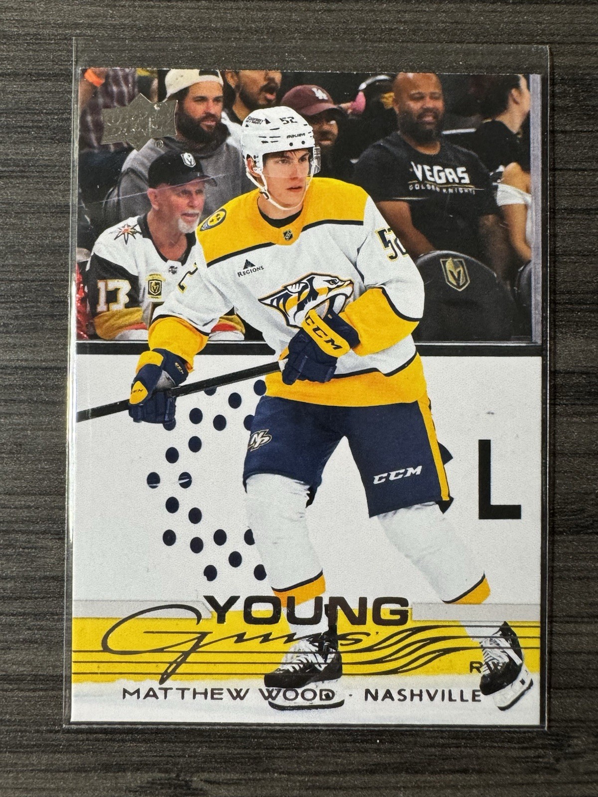 2025-26 Upper Deck Series 1 - Matthew Wood #228 YOUNG GUNS (RC)