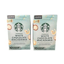 Starbucks Limited Edition WHITE CHOCOLATE MACADAMIA K-Cup 10 ct BB 12/26, 2pk
