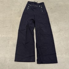 Vintage USN Uniform Pants Sailor Wool BELL BOTTOM Military Tag 26x32