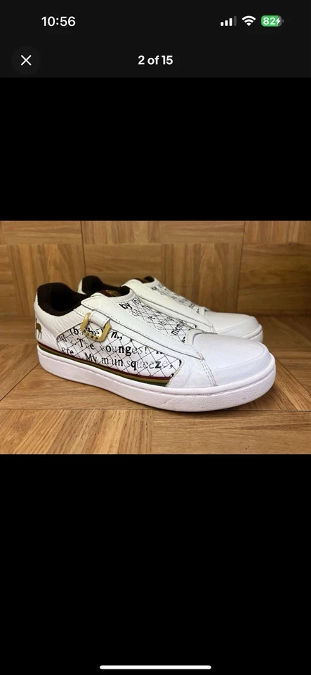 Talla 8.5 Gwen Stefani L.A.M.B Angel Zapatos Royal Elastics 2005 Bebé Rasta Blanco Foto 2 de 4