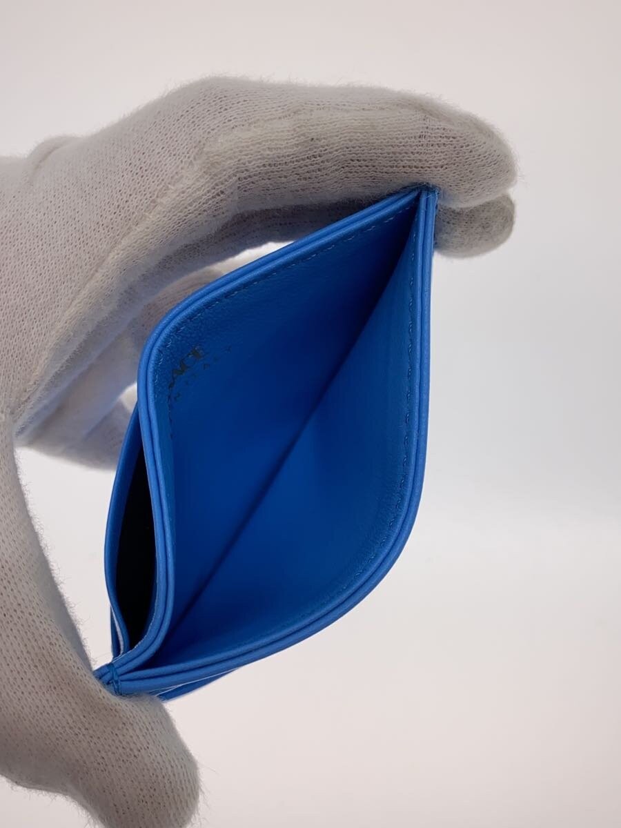 VERSACE Card Case Leather BLU Women's Quilted Medusa thumbnail 4