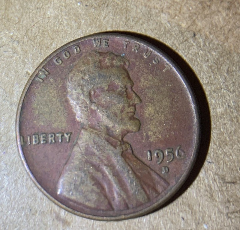 1956 D Lincoln Wheat Penny O303