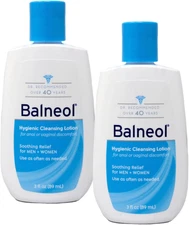 Balneol Hygienic Cleansing Lotion 3 oz (Pack of 2) 1.5 Fl Oz