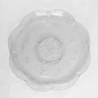 Vintage Anchor Hocking Savannah 12" Clear Glass Floral Platter