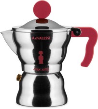 ALESSI Caffettiera "moka alessi" 1tz Rossa