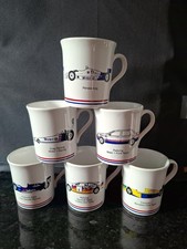 Lot de 6 Mugs Tasses Mobil 1 Motorsport Vintage 