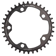 Wolf Tooth 36T Drop-Stop Alloy Chainring for 1x Gravel, CX & Road Bikes