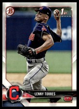 2018 Bowman Draft Lenny Torres Cleveland Indians #BD-8