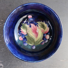 William Moorcroft Pottery Leaf and Berry Bowl