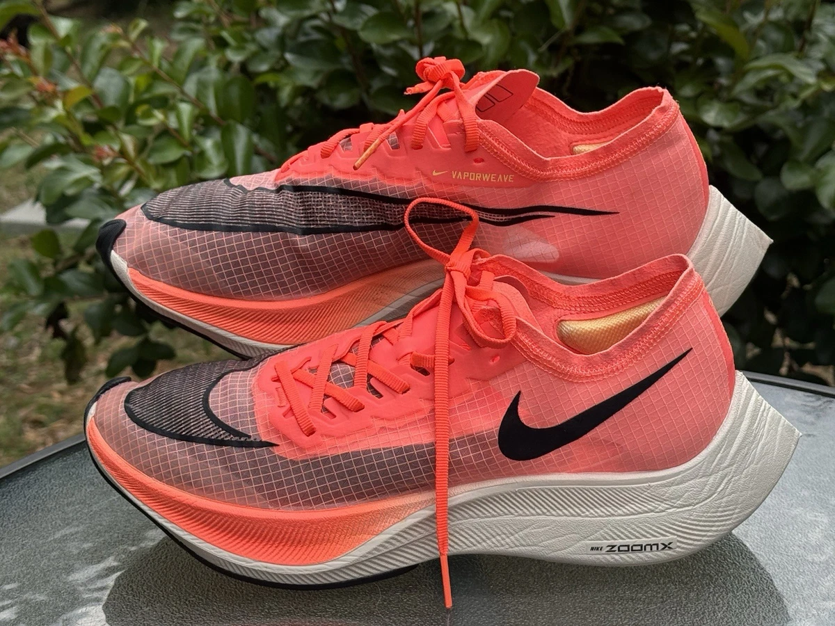Nike ZoomX Vaporfly Next % Road Running Sneakers Mens Size 8 Orange AO4568-800 Nike Zoomx Vaporfly Next% Running Mens Shoe Ao4568-800 Size  main image 3
